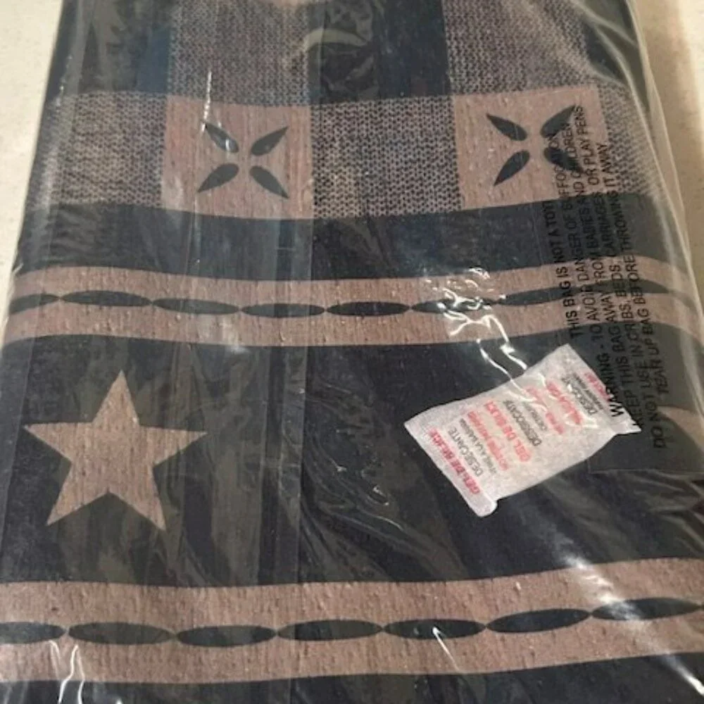 New Country Blue Star Rug - 36 inch